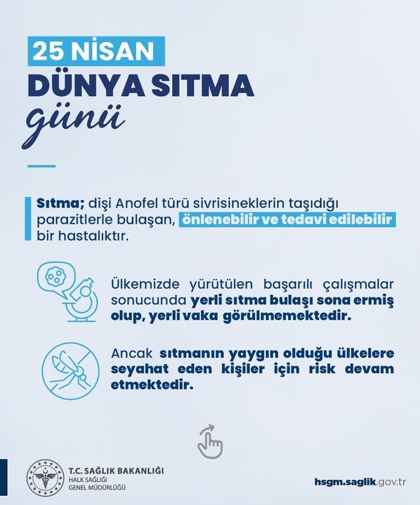 Halk Sağlığı Genel Müdürlüğü'nden Sıtma Uyarısı: Korunma Hayati Önem Taşıyor - Görsel 1