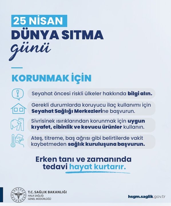Halk Sağlığı Genel Müdürlüğü'nden Sıtma Uyarısı: Korunma Hayati Önem Taşıyor - Görsel 2