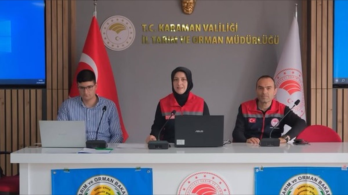 Karaman'da Elma İç Kurduna Karşı Biyoteknik Mücadele Projesi Başladı