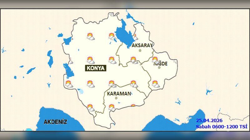 Karaman'da Hafta Sonu Sağanak Yağış Bekleniyor: 5 Günlük Tahmin Açıklandı