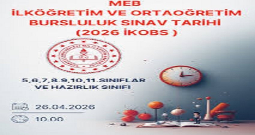 İlköğretim ve Ortaöğretim Kurumları Bursluluk Sınavı Bugün Yapılıyor