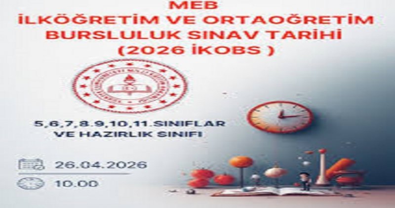 İlköğretim ve Ortaöğretim Kurumları Bursluluk Sınavı Bugün Yapılıyor