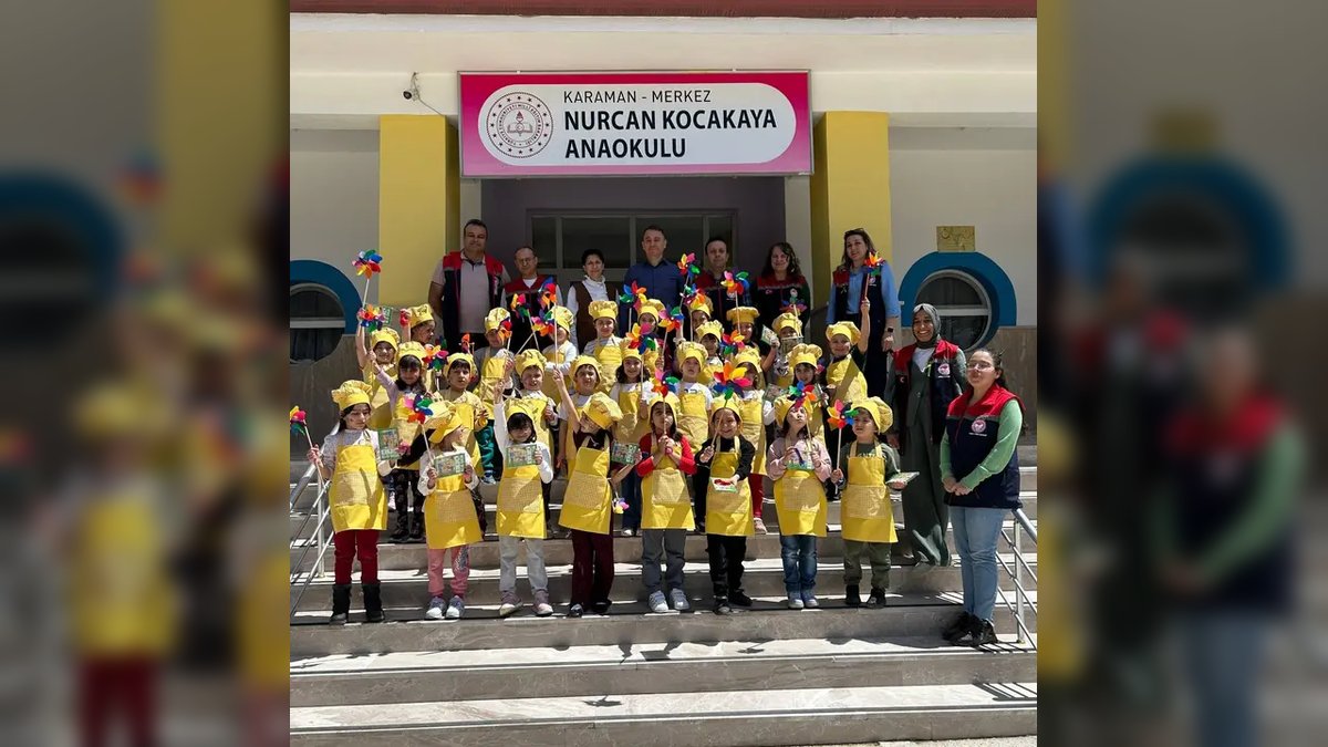 Karaman'da Miniklere Oyunlarla Gıda Güvenliği Eğitimi