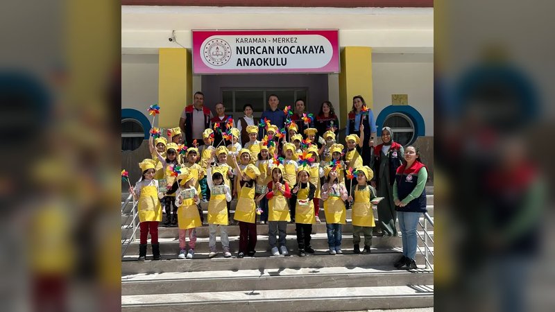Karaman'da Miniklere Oyunlarla Gıda Güvenliği Eğitimi