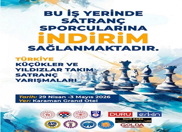 Karaman'da Küçükler ve Yıldızlar Takım Satranç Yarışmaları Başlıyor - Görsel 1