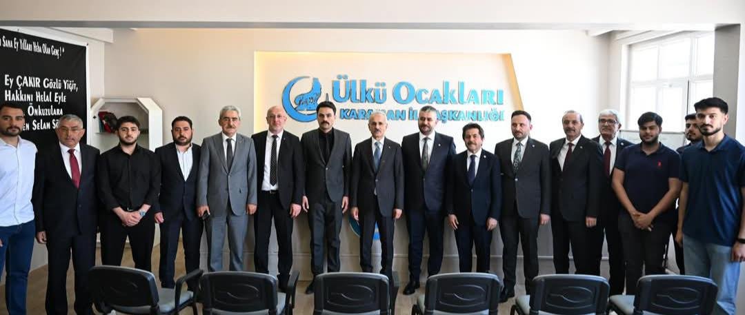 MHP Karaman İl Başkanlığı'ndan, Ulaştırma ve Alt Yapı Bakanı Uraloğlu'na Teşekkür