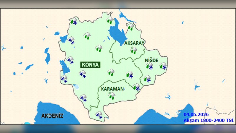 Karaman'da 5 Günlük Hava Tahmini: Yağmur ve Serinlik Bekleniyor