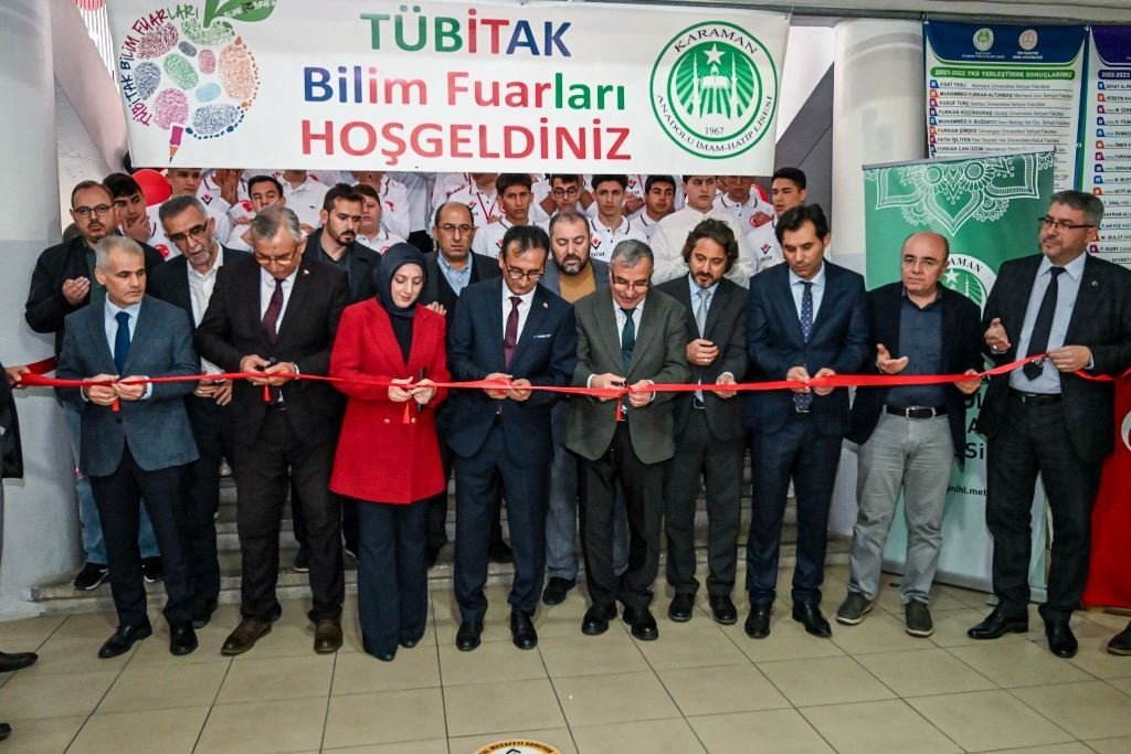 Karaman'da 4006 TÜBİTAK Bilim Fuarı'nda 15 Özgün Proje Sergilendi