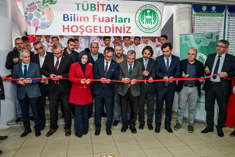 Karaman'da 4006 TÜBİTAK Bilim Fuarı'nda 15 Özgün Proje Sergilendi