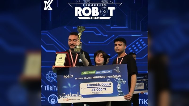Karaman'dan Dünya Şampiyonluğu: MEB Robot Yarışması'nda Birincilik