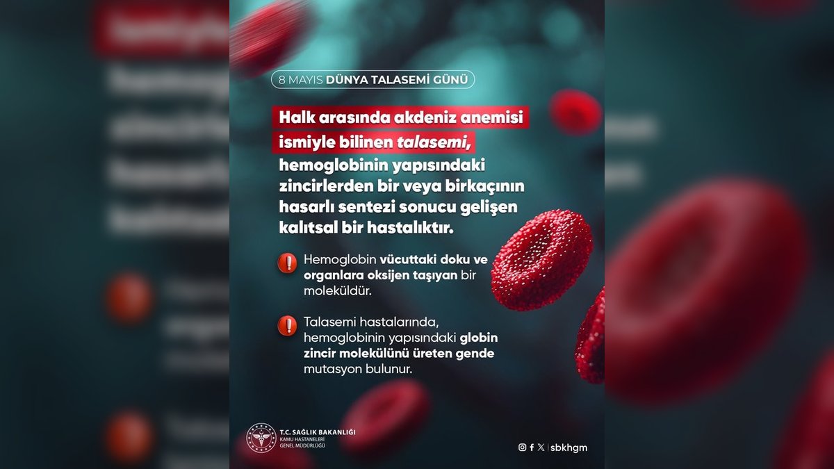 Talasemi Hastalığı Hakkında Önemli Bilgilendirme: Kamu Hastaneleri Genel Müdürlüğü'nden Açıklama