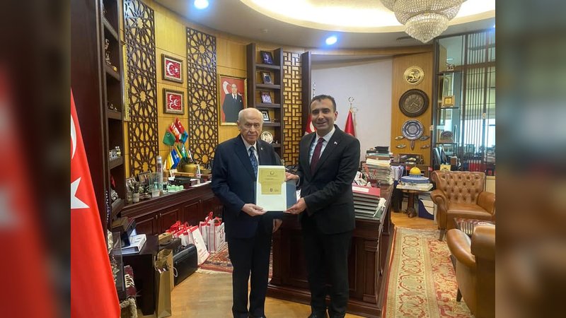 Karaman Belediye Başkanı Kalaycı'dan MHP Genel Başkanı Bahçeli'ye Ziyaret