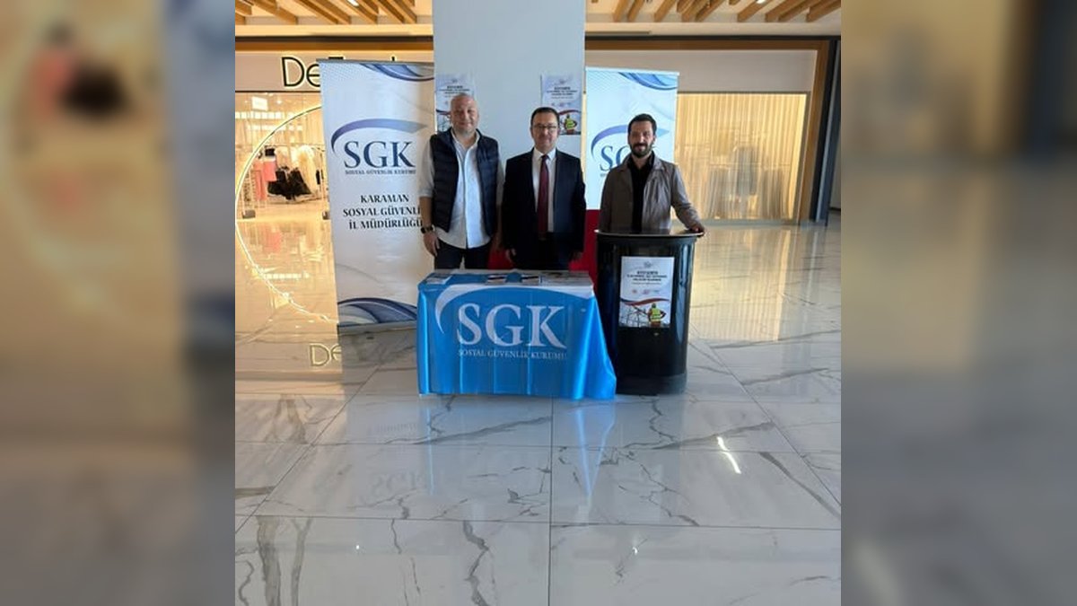 Karaman SGK'dan Sosyal Güvenlik Haftası Etkinlikleri
