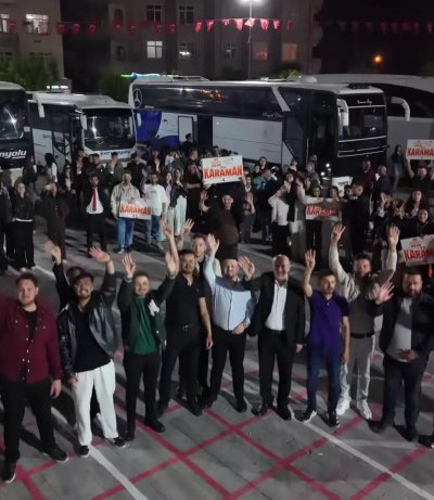 AK Parti Karaman'dan Kocaeli'ye Gençlik Şöleni Yolculuğu