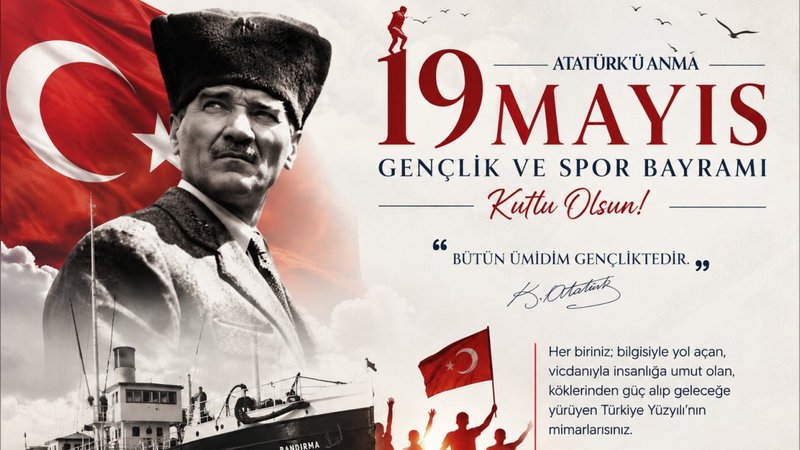 Karaman İl Milli Eğitim Müdürü Mehmet Çalışkan'dan 19 Mayıs Mesajı: 'Geleceğimiz Gençlerimizin Yüreğinde Filizleniyor'