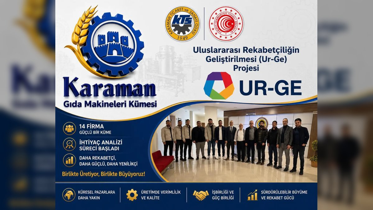 Karaman Gıda Makineleri Kümesi'nde İhtiyaç Analizi Başladı