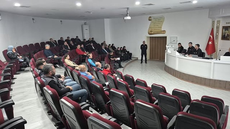 Karaman'da Orman Yangınları İçin Kurumlar Arası Koordinasyon Eğitimi