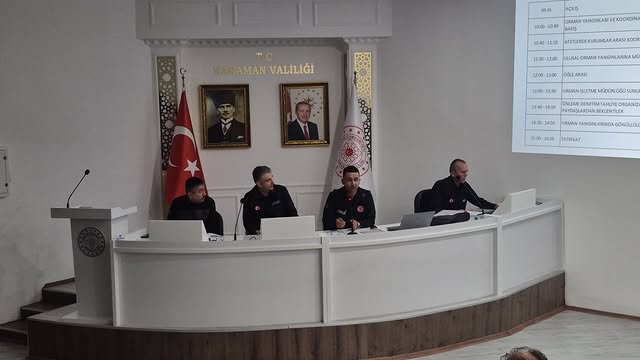 Karaman'da Orman Yangınları İçin Kurumlar Arası Koordinasyon Eğitimi - Görsel 1