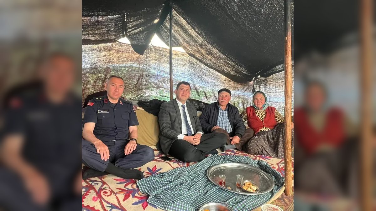 Ermenek Kaymakamı Yörük Kültürünü Yaşatan Ali Uçar'ı Ziyaret Etti
