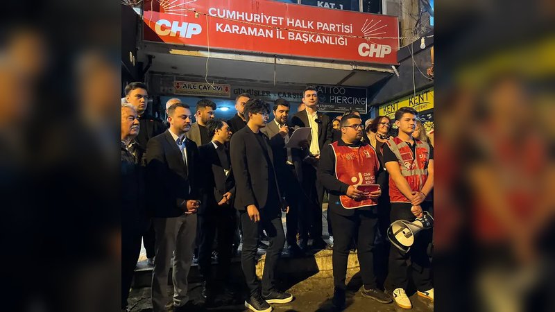 CHP Karaman İl Başkanlığı'ndan Hukuksuz Operasyona Tepki: Demokrasiye Sahip Çıkıyoruz - Görsel 1