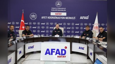 Hatay'da Sel Felaketi Sonrası AFAD Değerlendirme Toplantısı: 5 Can Kaybı, 17 Yaralı