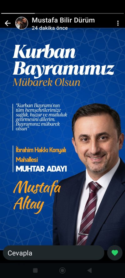 ibrahim Hakkı Konyalı Mahallesi Bu Muhtar Adayını Çok Sevecek