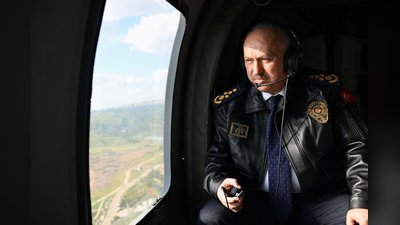 Emniyet Genel Müdürü Fidan'dan Havadan Trafik Denetimi