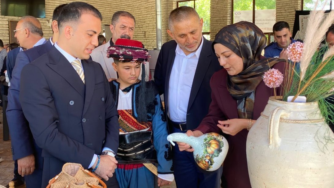 Kazımkarabekir'de Hayat Boyu Öğrenme Yıl Sonu Sergisi Açıldı