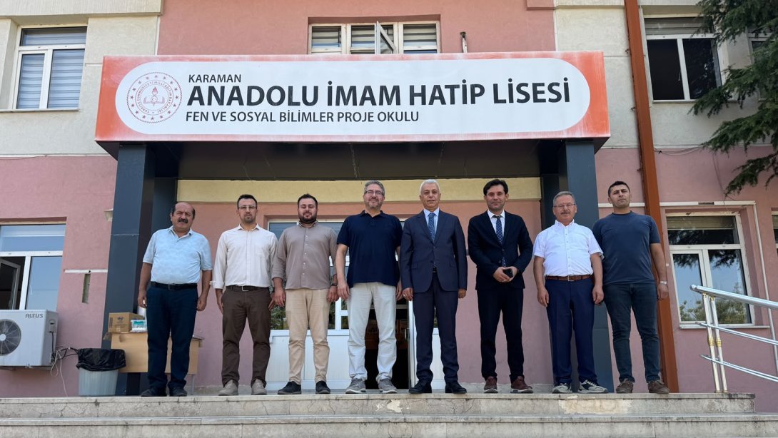 Karaman İl Milli Eğitim Müdürü Sadun Kılınç'tan Göreve Başlar Başlamaz Yoğun Mesai