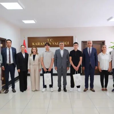 Karaman Valisi Çiçek'ten LGS Şampiyonlarına Tebrik