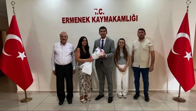 Ermenek Basınından Kaymakam Çam'a Geçmiş Olsun Ziyareti