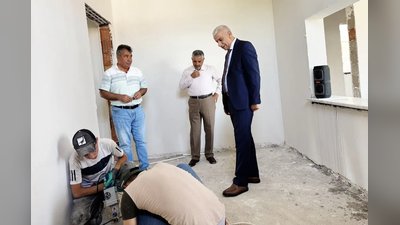 Karaman'da Yeni Anaokulu İnşaatı İncelemesi: İl Müdürü Kılınç Bilgi Aldı