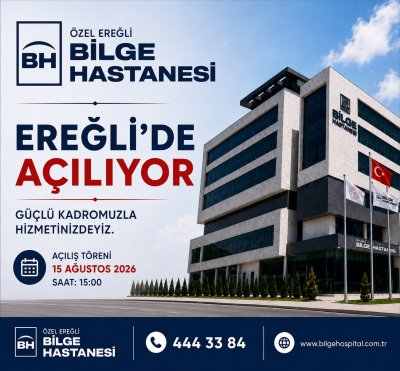 Özel Ereğli Bilge Hastanesi, Konya Ereğli'de Kapılarını Açıyor