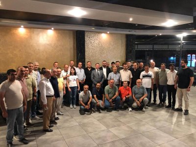Karaman Kadastro Müdürü Cihad Bilgehan Yalçın'a Veda Yemeği Düzenlendi