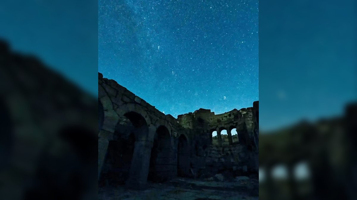 Karaman'da Perseid Meteor Yağmuru ve Samanyolu Manzarası Büyüledi