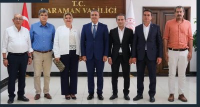SİM Sivil İnisiyatif Merkezi'nden Karaman Valisi Çiçek'e Ziyaret