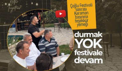 Çoğlu Festivali Komitesi'nden Karaman Basınına Teşekkür, Yeni Festival Müjdesi Geldi