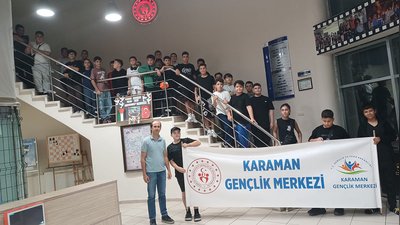 Karaman Gençlik Merkezi'nden Kocaeli'ye Kamp Yolculuğu Başladı