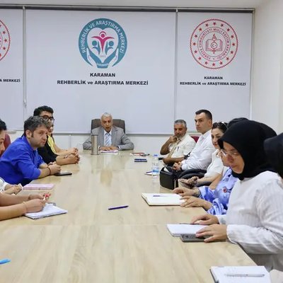 Karaman Milli Eğitim Müdürlüğü'nden Özel Okul Müdürleriyle Yeni Eğitim Yılı Hazırlık Toplantısı
