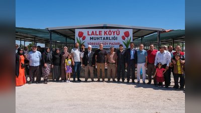Karaman Lale Köyü'nde Yöresel Pazar Açıldı: Vali Çiçek Katıldı