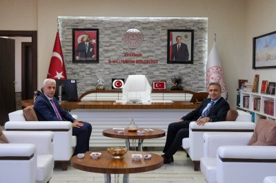 Karaman Valisi Çiçek, İl Millî Eğitim Müdürlüğünü Ziyaret Etti
