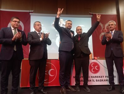 MHP Karaman İl Başkanlığı'nda Ramazan Erkabaktepe Dönemi Başladı