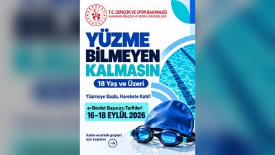 Karaman'da 'Yüzme Bilmeyen Kalmasın' Projesi Başlıyor: Başvurular e-Devlet'ten