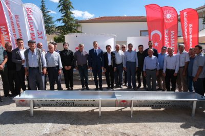Karaman'da 'Hayvanlar Susuz Kalmasın' Projesi Hayata Geçti