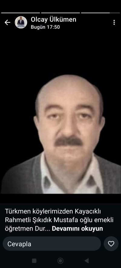 Emekli Eğitimci Duran Gündoğdu Vefat Etti