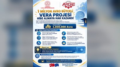 Karaman Milli Eğitim Müdürlüğü'nden Avrupa'ya 1 Milyon Avroluk Yapay Zeka Projesi