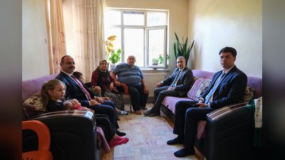 Karaman Valisi Çiçek'ten Şehit Ailesine Ziyaret: "Devletimiz Her Zaman Yanınızda"