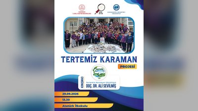 Karaman'da Çevre Bilinci Eğitimi: Tertemiz Karaman Projesi