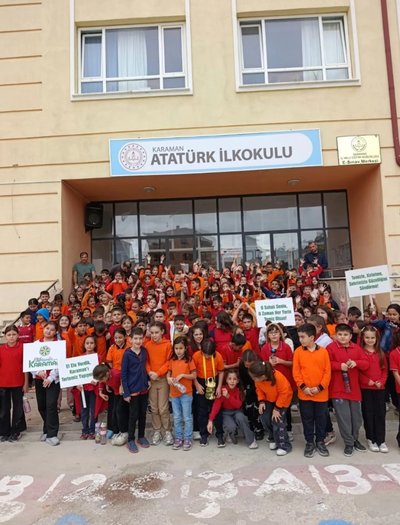 Tertemiz Karaman Projesi Atatürk İlkokulu'nda Öğrencilerle Buluştu