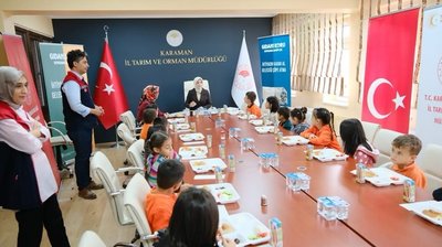 Karaman'da Minik Öğrencilerden Gıda İsrafına Karşı Büyük Farkındalık